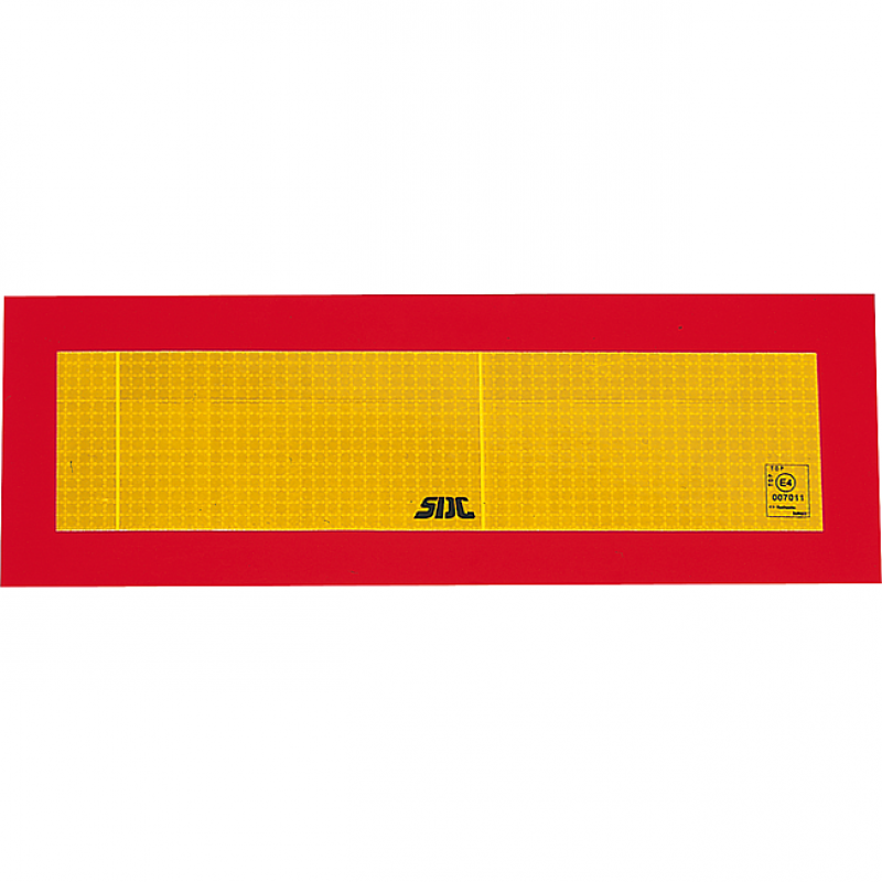 ECE70 SCHILDER 57x20 Rouge/jaune  1 paire