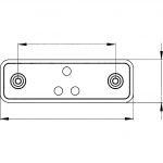 Feux de périmetre led 24V 90ø 0.5mKab.Ans