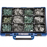 Assortiment de Vis de Carro avec plaquettes écrou cage