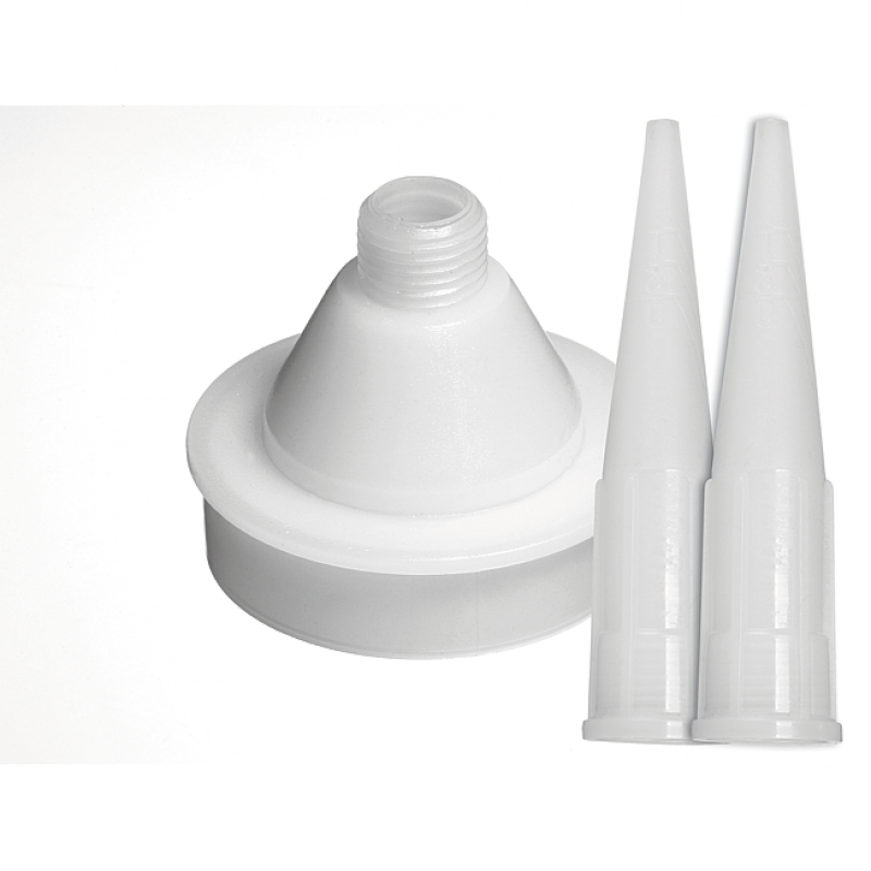 Set 3 embouts pour sachets 400ml colle pare-brise