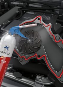 Silon Red pâte d'étanchéité haute adérence rouge avec pistolet 300° C