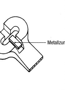 Attache cable métal  208x3,6