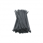 KABELBAND LOESBAR 7,6x370 SCHWARZ,UV