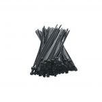 KABELBAND LOESBAR 7,6x370 SCHWARZ,UV