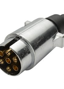 Fiche mâle 7 pôles 12 v aluminium