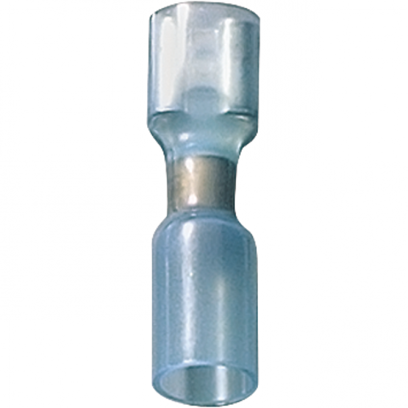 Cosse Termo femelle entierement isolé BLEU AVEC COLLE
