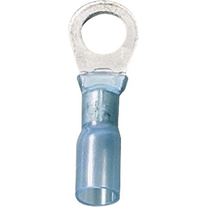 Oeuillet M6 Termo retractable bleu avec colle