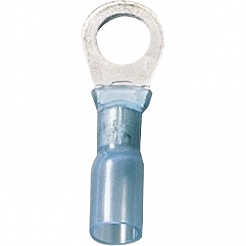 Oeuillet M6 Termo retractable bleu avec colle