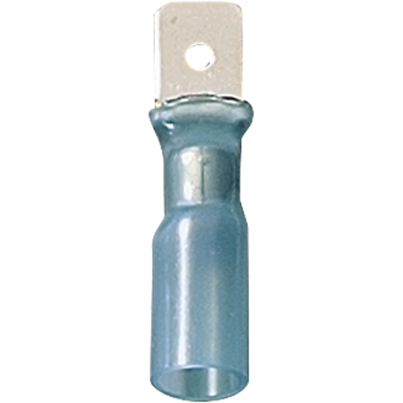 FLACHSTECKZUNGE BLAU MIT SCHRUMPFSCHLAUC4
