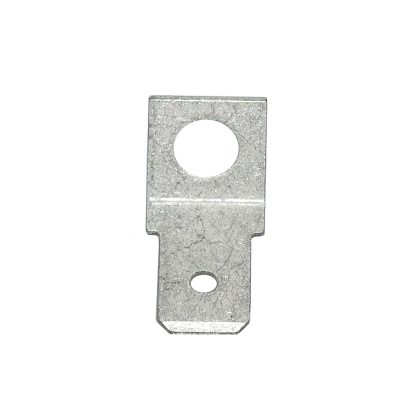 FLACH-ST-ZUNGE M4 6,3 MM M.LOCH MVZ