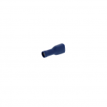 Cosse femelle compl. isolée bleu 6.3
