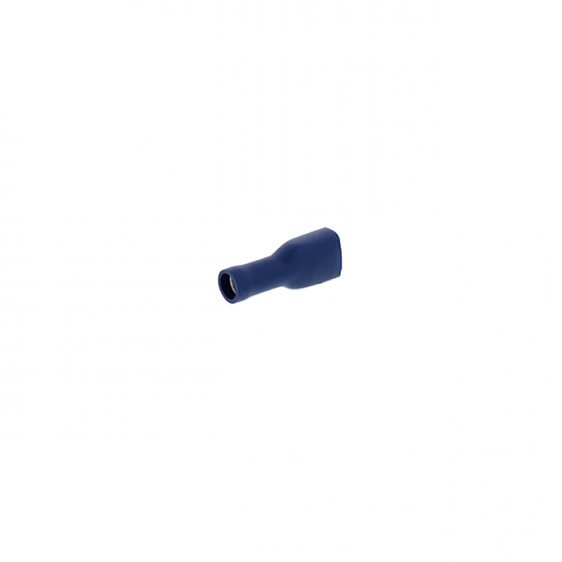 Cosse femelle compl. isolée bleu 6.3