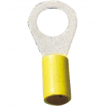 Cosse oeillet M8 jaune 4 à 6 mm