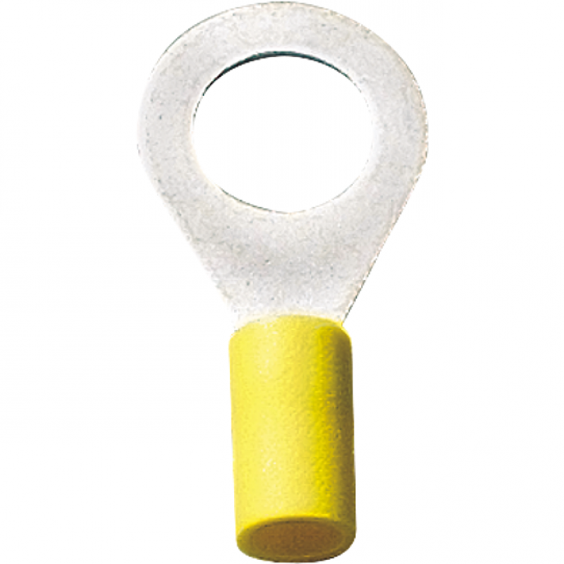 Cosses Oeuillet  à certir jaune M10