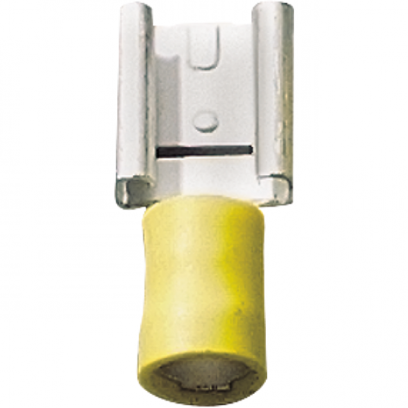 FLACHSTECKER  9,5MM  GELB