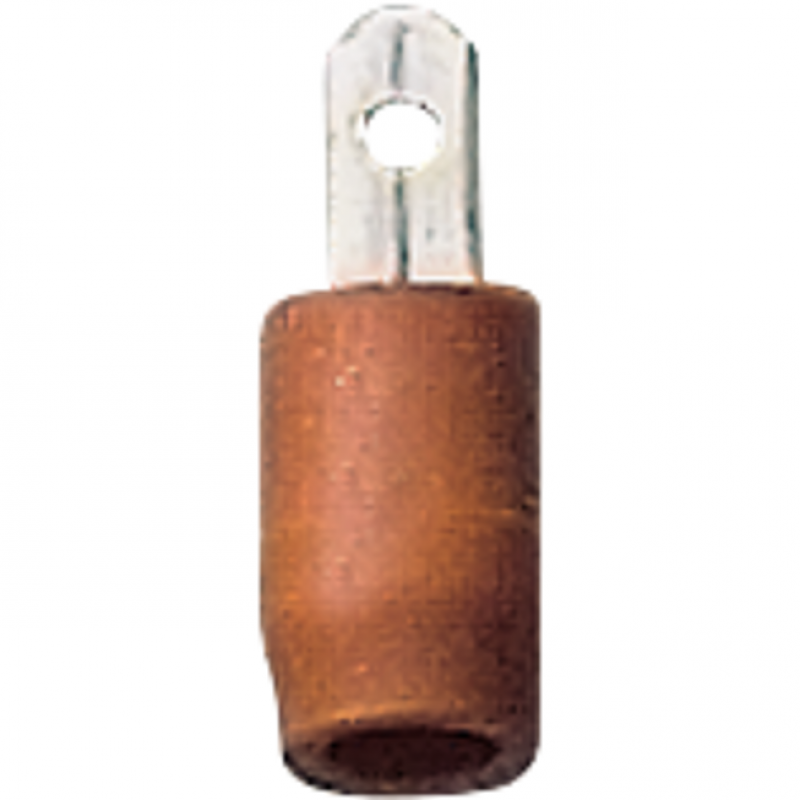 FLACHSTECKZUNGE 2,8 MM  ROT