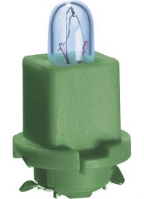 Lampe avec culot plast. Vert Volvo 24 V