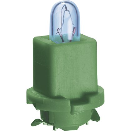 Lampe avec culot plast. Vert Volvo 24 V