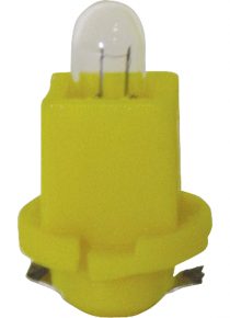 Lampe avec culot plast. Jaune  24v 1,2w EBS R4