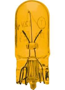 Ampoule avec culot verre orange cligno. 12v 5w