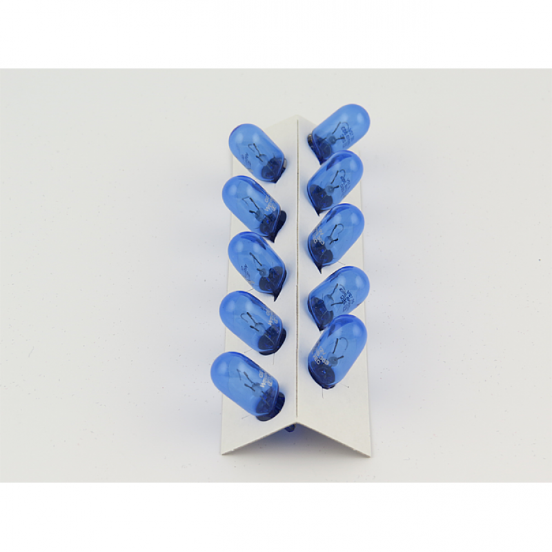 Ampoule avec culot en verre bleu special xen