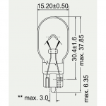 12V   16W GLASSOCKELLAMPE