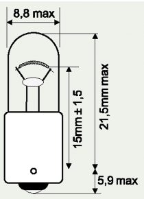 Ampoule position 12v 4w