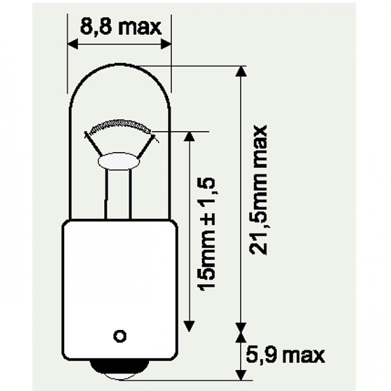Ampoule position 12v 4w
