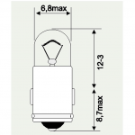 24V  3W STANDLICHT- UND ANZEIGELAMPE