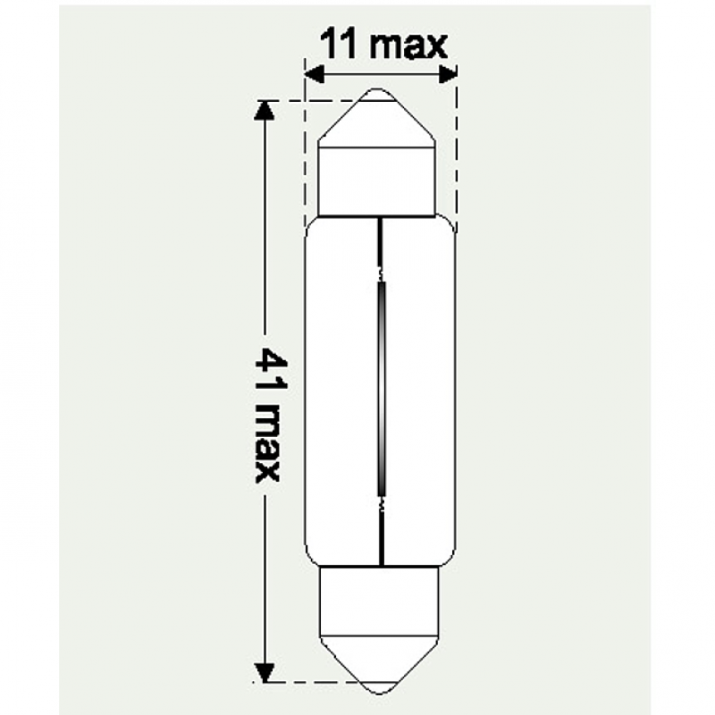 12V  5W SOFFITTENLAMPE