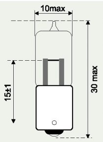 12V  6W HALOGEN MINI DB/BMW