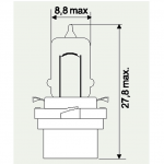12V  3W HALOGEN
