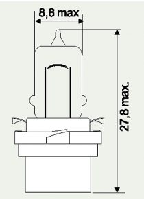 12V  3W HALOGEN