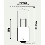 12V 10W HALOGEN MINI