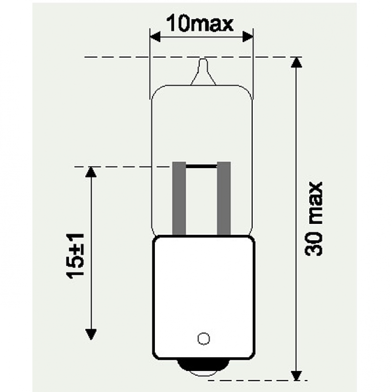 12V 10W HALOGEN MINI