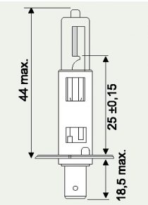 12V H1 PREMIUM PHILIPS 55W