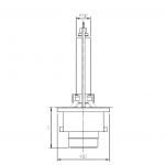 GASENTLADUNGSLAMPE D2S 12/85V 35W