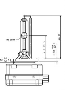 GASENTLADUNGSLAMPE D1S 35Watt