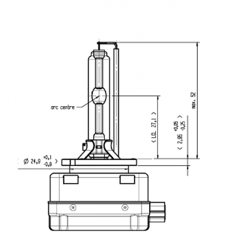 GASENTLADUNGSLAMPE D1S 35Watt