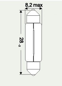 12V  3W SOFFITTENLAMPE