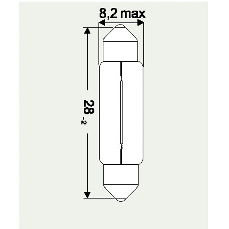 12V  3W SOFFITTENLAMPE