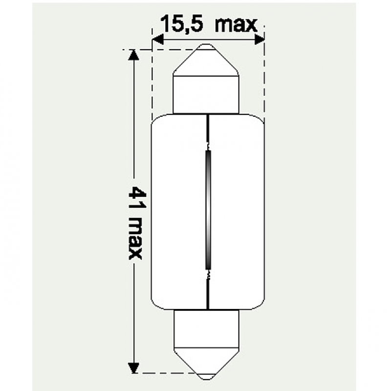 12V 18W SOFFITTENLAMPE