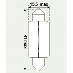 12V 21W SOFFITTENLAMPE