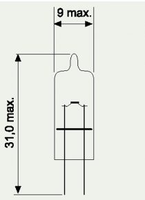 12V 20W G4 HALOGENSTIFTLAMPE