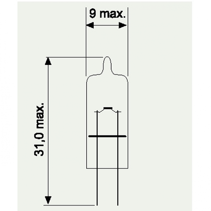 12V 20W G4 HALOGENSTIFTLAMPE
