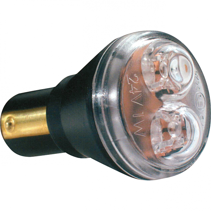 24V 1W LED GLOWPOINT SOCKEL BA15S