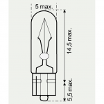 12V   2W GLASSOCKELLAMPE