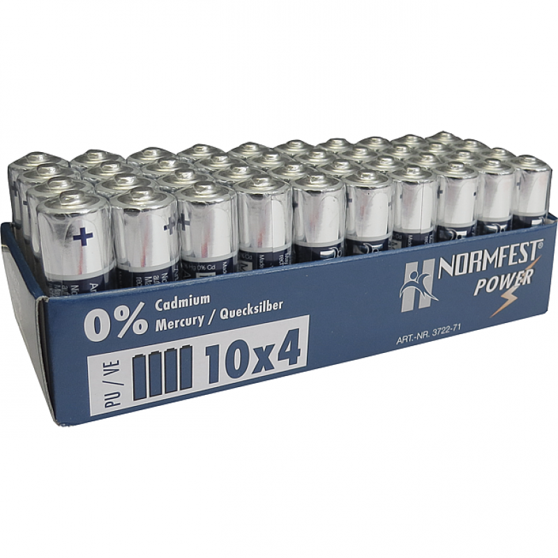 Piles Mignon AA 2700 mAh sans Cadmium