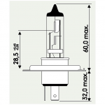 Normlight H4 24v 75/70w HD