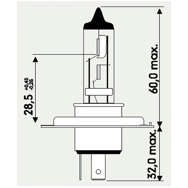 Normlight H4 24v 75/70w HD